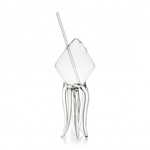 Squid Glass with Straw, 280 ml by 100% Chef, 1 Unit