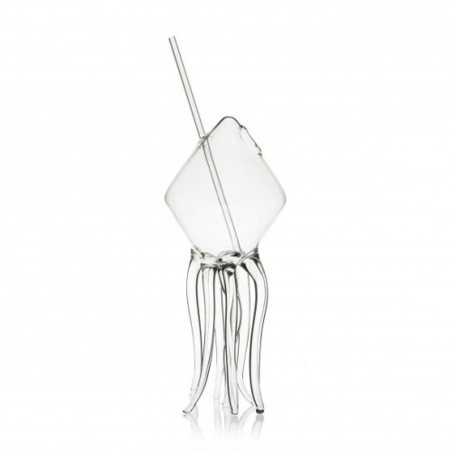 Squid Glass with Straw, 280 ml by 100% Chef, 1 Unit