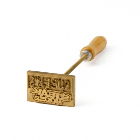 Customised Branding Iron, 3x3cm by 100% Chef, 1 Unit