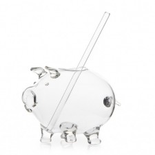 Piggy Bank Glass, Borosilicate, 15x9x9cm, 360ml, 1 unit