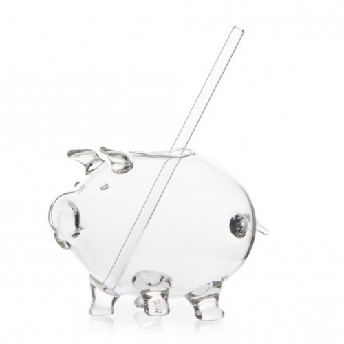 Piggy Bank Glass, Borosilicate, 15x9x9cm, 360ml, 1 unit