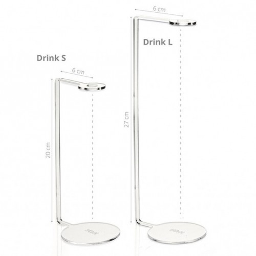VOM Drink Holders - Large 6 x 27cm, Acrylic by 100% Chef, 10 pk