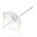 Diamond Cup (Handmade Borosilicate Glass) by 100% Chef, 2pk