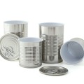Popeye Tin Can with Lid by 100% Chef, 36pk