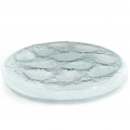 12 Oyster Glass Seafood Tray with Ice Compartment (Ø34 x 4cm) by 100% Chef, 1 unit