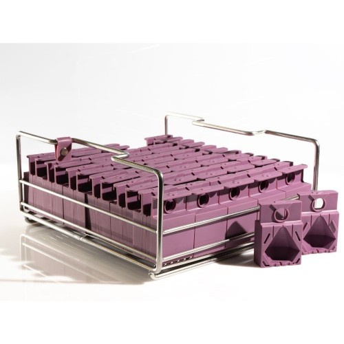 Alinia A1 Diamond Ice Moulds with Stainless-Steel Tray, Ø 6 cm X 5.5 cm by 100% Chef, 30pk