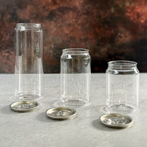 Soda Cans (330ml PET Plastic) by 100% Chef, 100pk