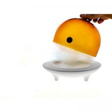 Amber Cloche dia 18cm, Borosilicate Glass by 100% Chef, 1 unit