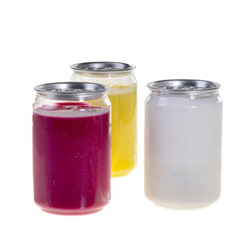 Soda Cans (250ml PET Plastic) by 100% Chef, 100pk