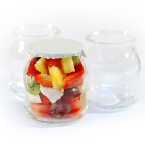 Glass Yoghurt Pots - 400ml by 100% Chef, 50pk Glass Yoghurt Pots - 400ml by 100% Chef, 50pk