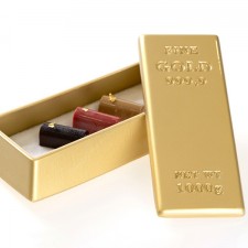 Gold Ingot, Resin, 21 x 10 x 5 cm by 100% Chef, 1 unit