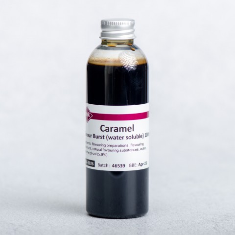 Caramel Flavour Burst (water soluble), 100ml Caramel Flavour Burst (water soluble), 100ml