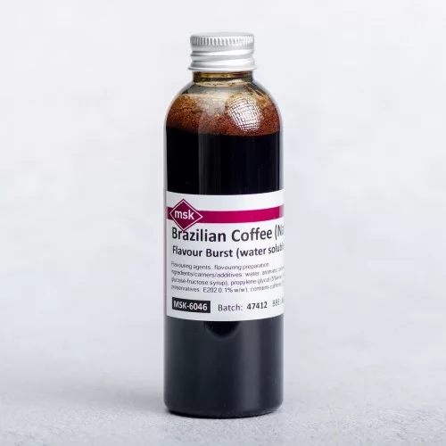 Brazilian Coffee (Natural) Flavour Burst (water soluble), 100ml Brazilian Coffee (Natural) Flavour Burst (water soluble), 100ml