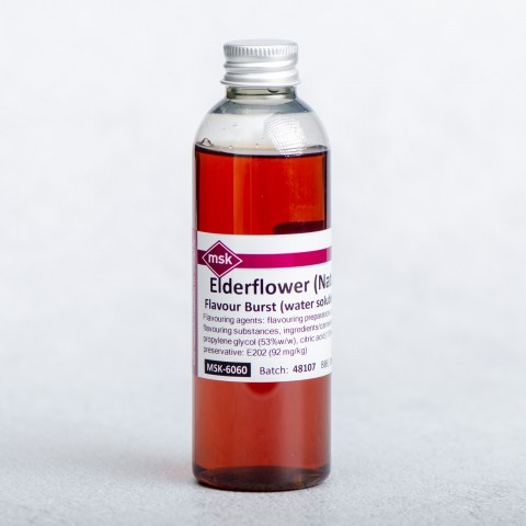 Elderflower (Natural) Flavour Burst (water soluble), 100ml