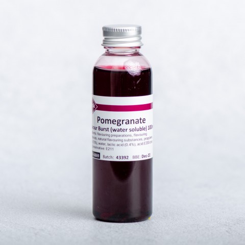 Pomegranate Flavour Burst (water soluble), 100ml