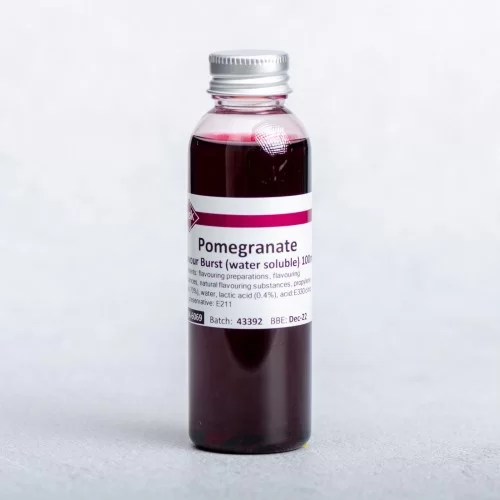 Pomegranate Flavour Burst (water soluble), 100ml Pomegranate Flavour Burst (water soluble), 100ml