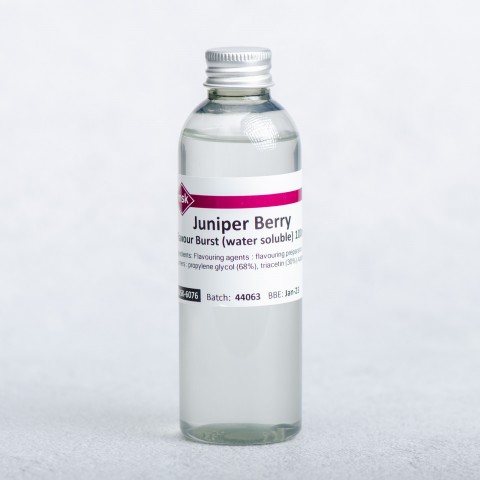 Juniper Berry Flavour Burst (water soluble), 100ml Juniper Berry Flavour Burst (water soluble), 100ml