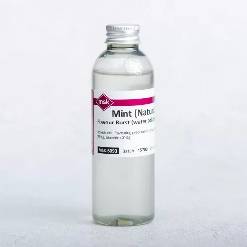 Mint (Natural) Flavour Burst (water soluble), 100ml Mint (Natural) Flavour Burst (water soluble), 100ml