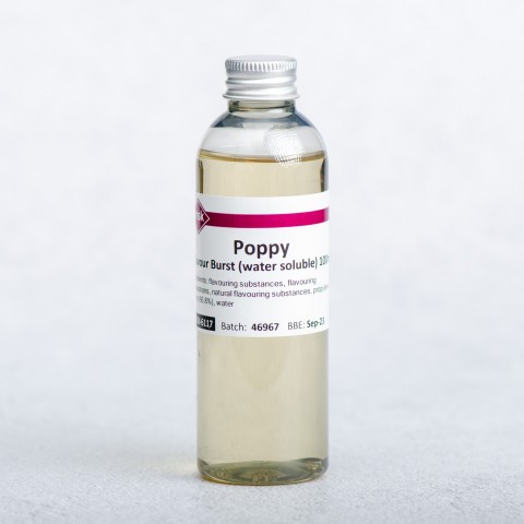 Poppy Flavour Burst (water soluble), 100ml Poppy Flavour Burst (water soluble), 100ml