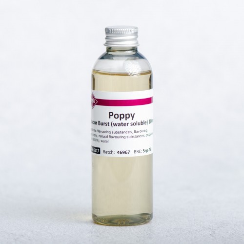 Poppy Flavour Burst (water soluble), 100ml