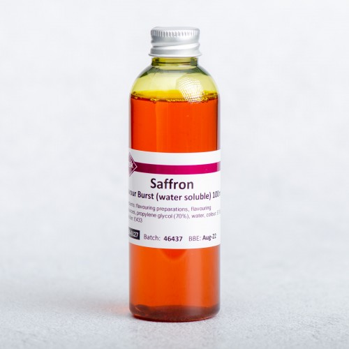 Saffron Flavour Burst (water soluble), 100ml