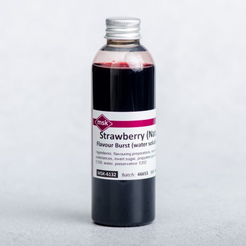 Strawberry (Natural) Flavour Burst (water soluble), 100ml Strawberry (Natural) Flavour Burst (water soluble), 100ml