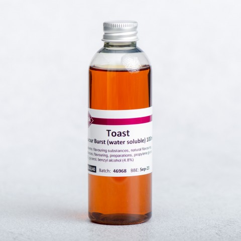 Toast Flavour Burst (water soluble), 100ml Toast Flavour Burst (water soluble), 100ml