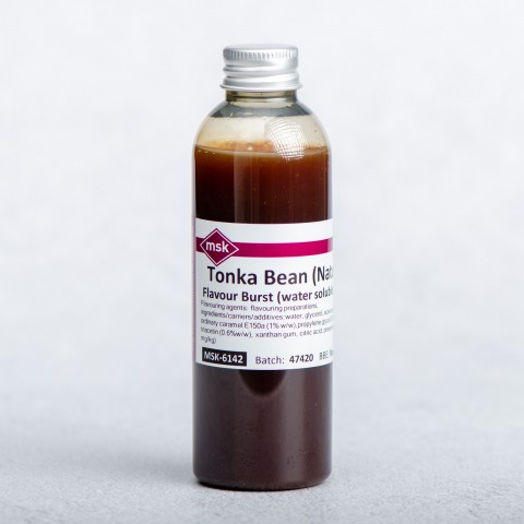 Tonka Bean (Natural) Flavour Burst (water soluble), 100ml Tonka Bean (Natural) Flavour Burst (water soluble), 100ml