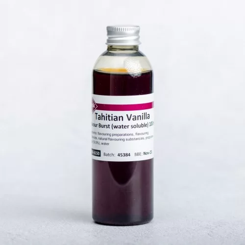 Tahitian Vanilla Flavour Burst (water soluble), 100ml