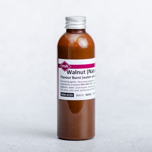 Walnut (Natural) Flavour Burst (water soluble), 100ml