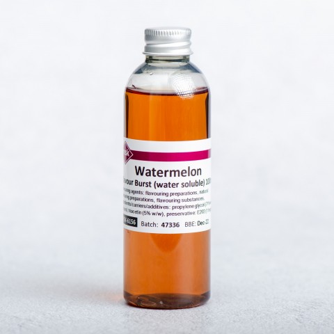 Watermelon Flavour Burst (water soluble), 100ml Watermelon Flavour Burst (water soluble), 100ml