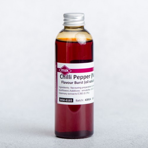 Chilli Pepper (Natural) Flavour Burst (oil soluble), 100ml