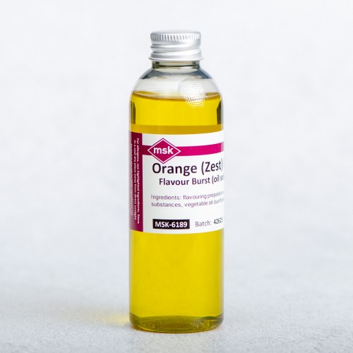 Orange (Zest) (Natural) Flavour Burst (oil soluble), 100ml