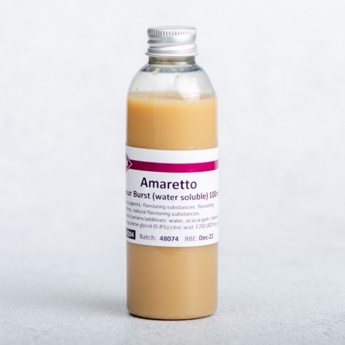 Amaretto Flavour Burst (water soluble), 100ml