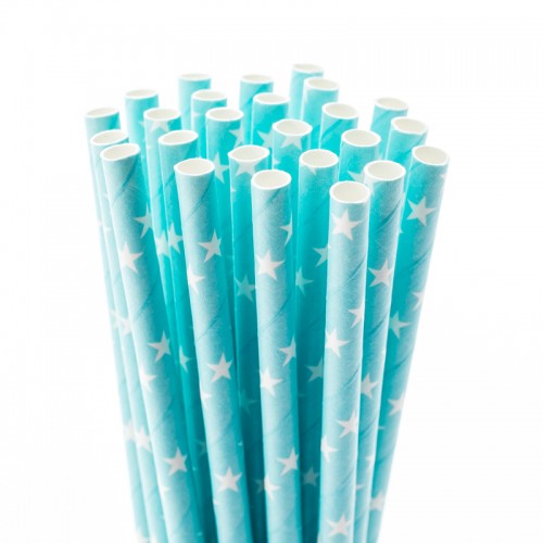 Blue Star Fancy Straws, 50pk