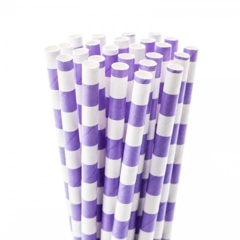 Solid Purple Paper Straws  Bulk Purple Paper Drinking Straws, Cake Pop  Sticks - Sweets & Treats™