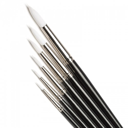 Sable Artist Brushes (various sizes), 1 set