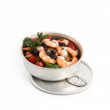 Bowl Aluminium Cans with Lids, Sealable, 150ml by 100% Chef, 100pk