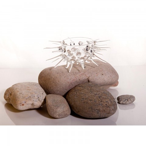 Sea Urchin Glass, Ø7cm (int), Ø14cm (ext) X 5cm, 125ml, 1 unit