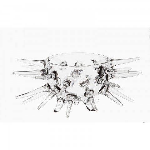 Sea Urchin Glass, Ø7cm (int), Ø14cm (ext) X 5cm, 125ml, 1 unit