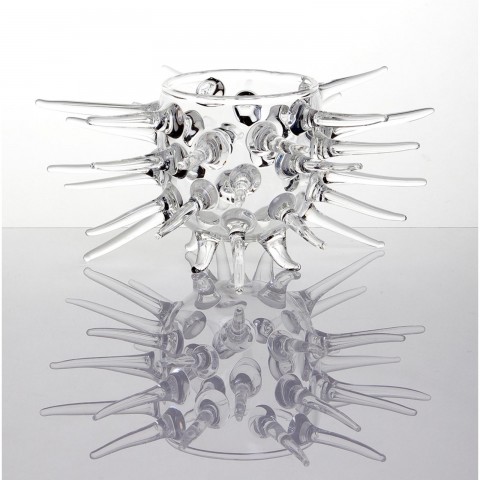 Tall Sea Urchin Glass, Ø5.5cm (int), Ø15cm (ext) x 7cm, 150ml, 1 unit