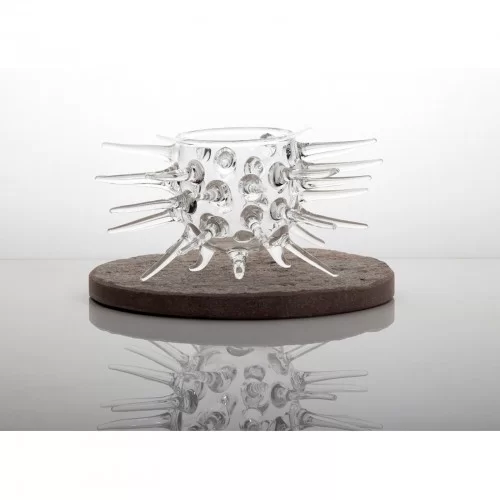 Tall Sea Urchin Glass, Ø5.5cm (int), Ø15cm (ext) x 7cm, 150ml, 1 unit