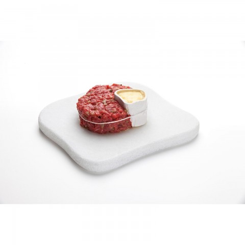 White Moon Plate, 16x16cm by 100% Chef, 1 unit White Moon Plate, 16x16cm by 100% Chef, 1 unit