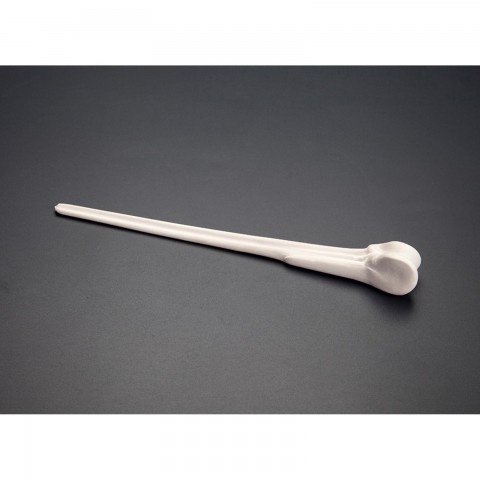 Skewer Bone Porcelain Plate, 18x1x1cm, 3pk