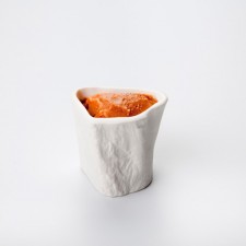 Terrine Bone Porcelain Plate, 4x4x4cm, 3pk