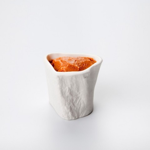 Terrine Bone Porcelain Plate, 4x4x4cm, 3pk