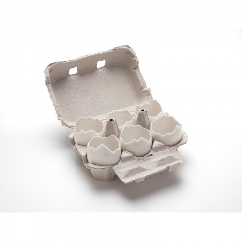Broken Egg Porcelain Bowls, 4x4x5cm, 10pk
