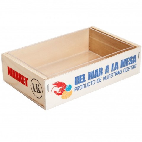 Seafood Box 1kg Methacrylate Insert (Single) by 100% Chef, 1 unit Seafood Box 1kg Methacrylate Insert (Single) by 100% Chef, 1 unit