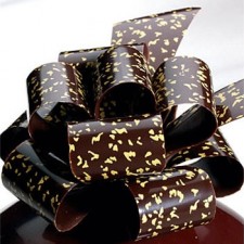 Orange Fine Flakes Chocolate Transfer Sheet, 10pk