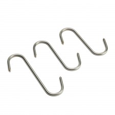 4 inch Stainless Steel Butcher's Hooks, 5pk